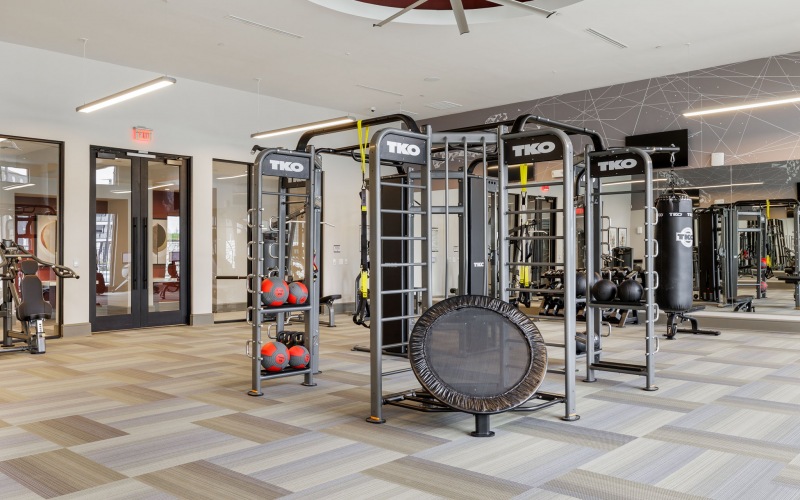 Fitness Center with equipments