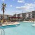 Hang out at the beer garden in the courtyard at Avelyn San Marcos